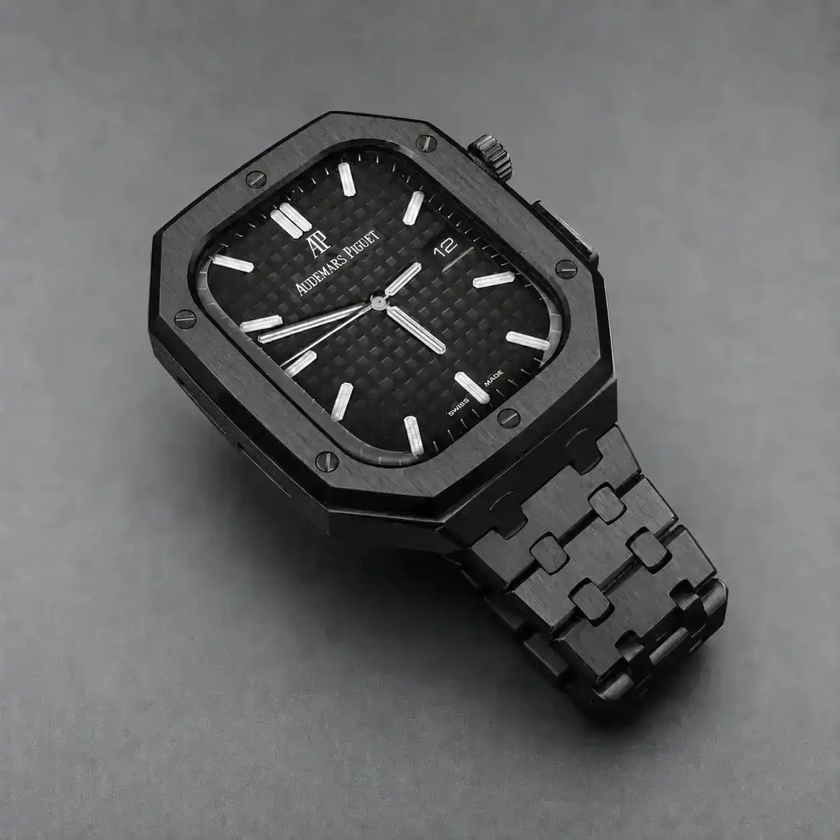 Steel Apple Watch Case & Band Set | Royal Oak Mod Kit -