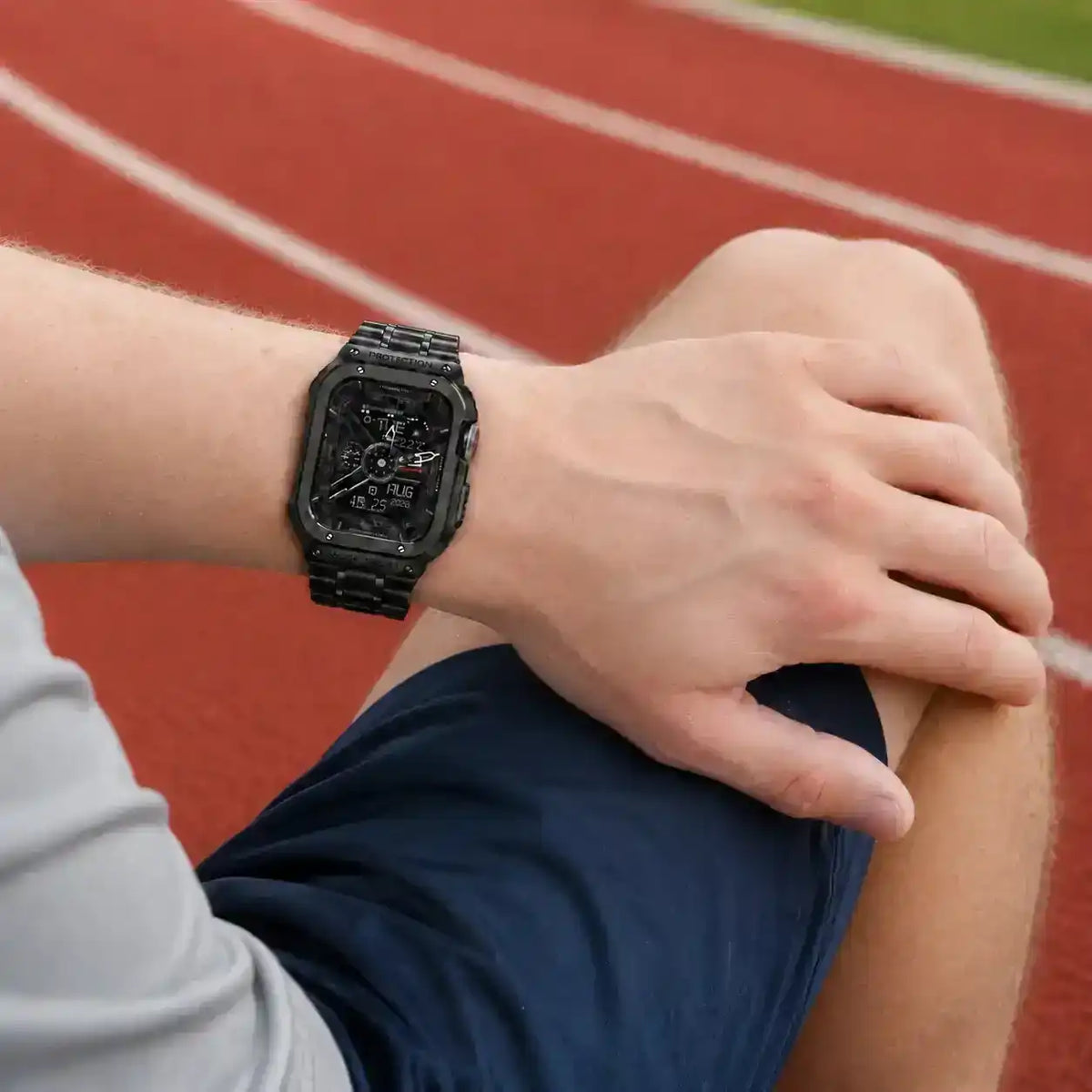 Apple Watch Stainless Steel Case & Band Set | Casio Mod Kit -