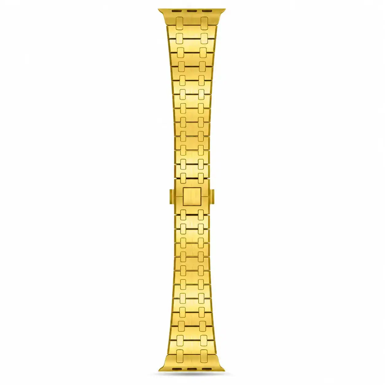 Apple Watch Mod Steel Strap – Gold Oak Style -