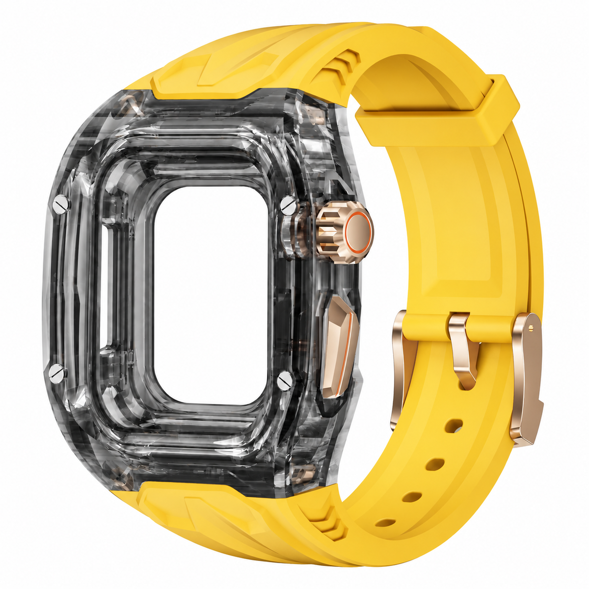 Black Apple Watch Case & TPU Band Set | RM Mod Kit -