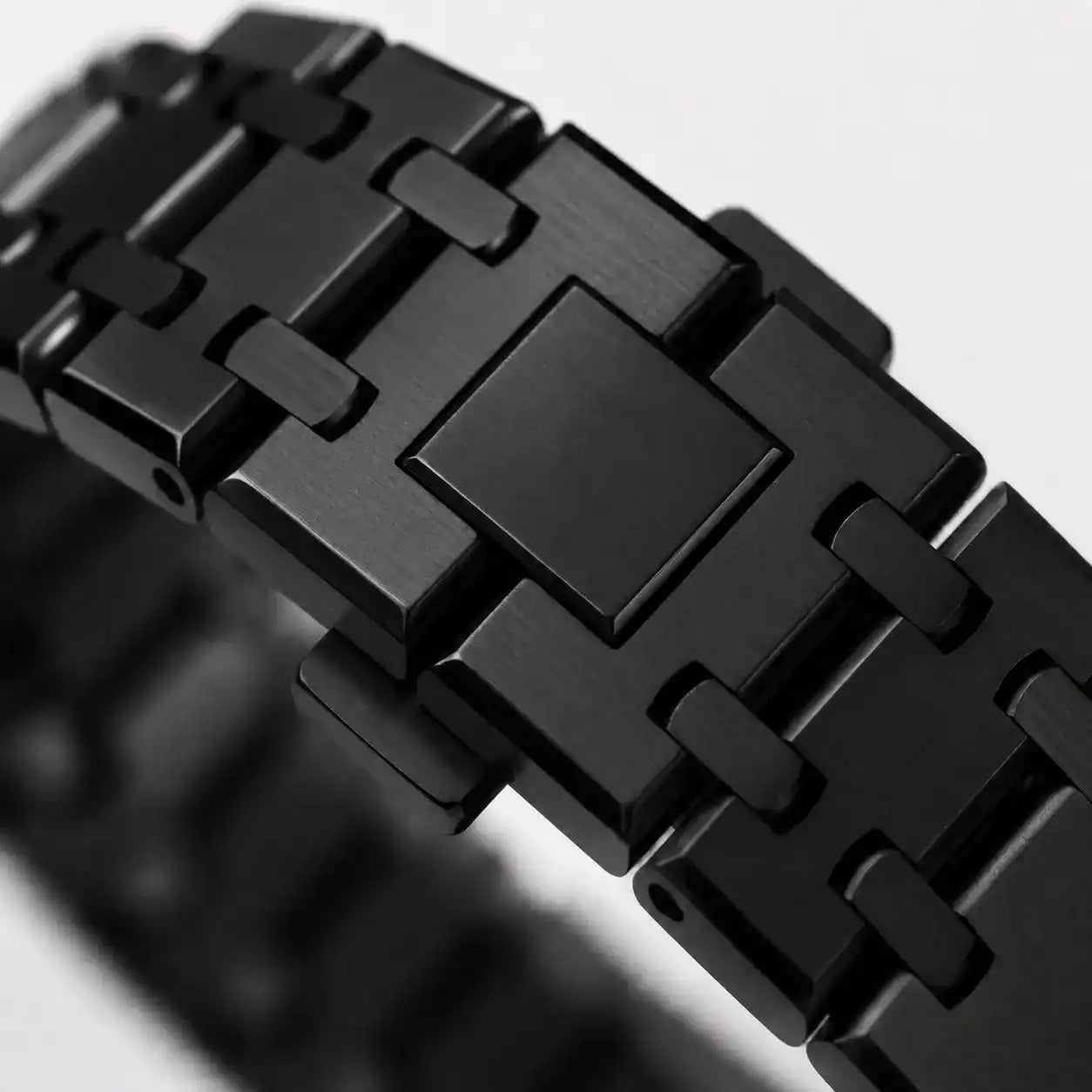 Apple Watch Mod Steel Case & Strap – Black Oak Style -