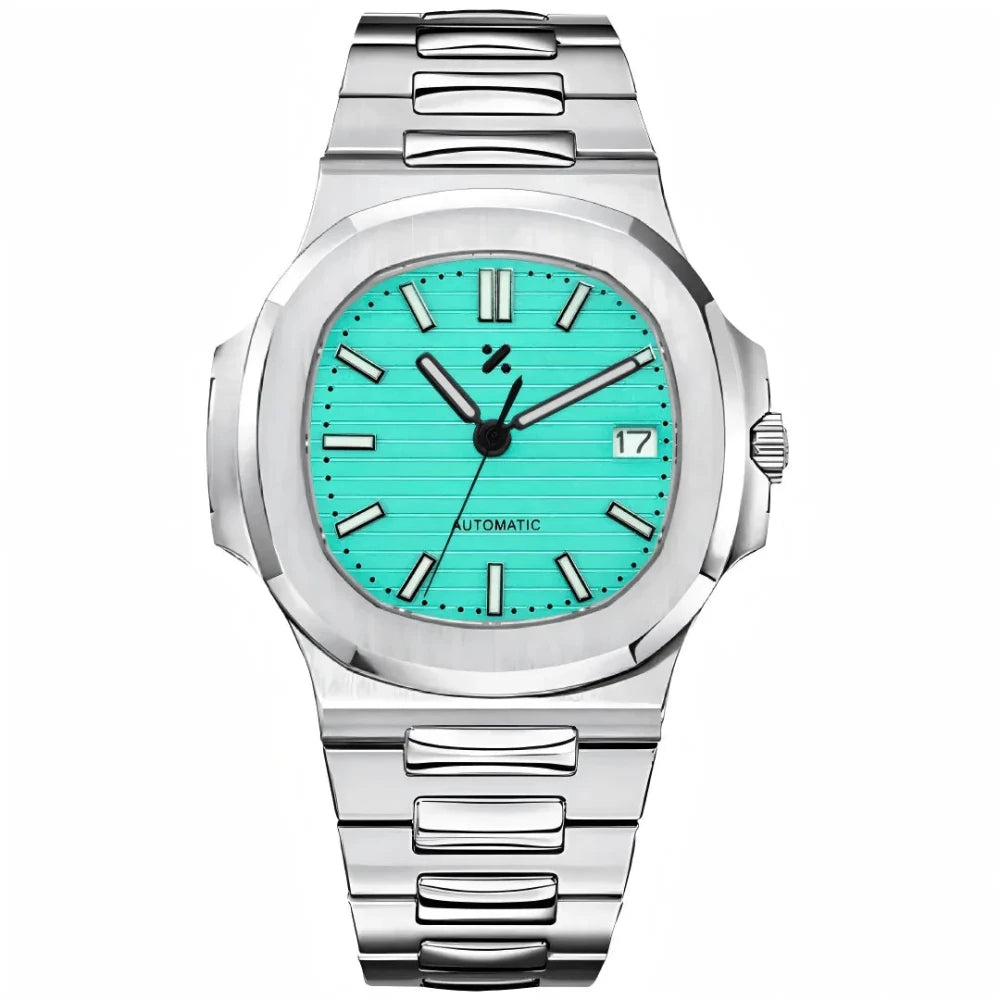 NAUTIKO | Tiffany Blue Black NH35 - WATCH MODS