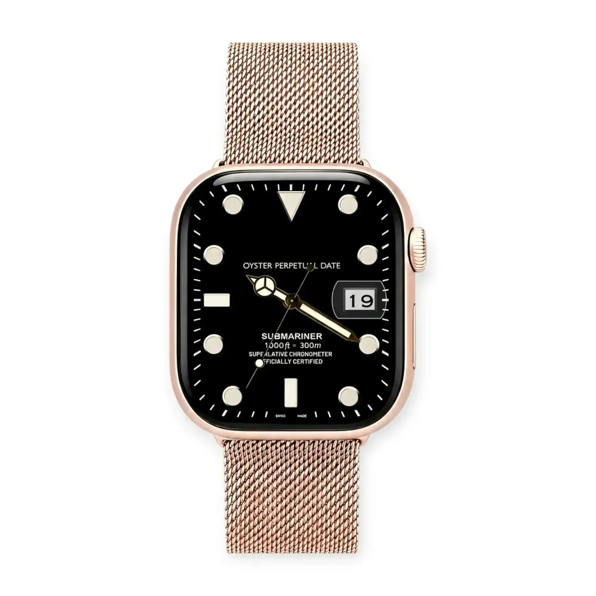 Achieve Timeless Elegance with the Pink Milanese Edition Apple Watch Strap and Case for a Stylish Apple Watch Band Experience - X GIFT LIST