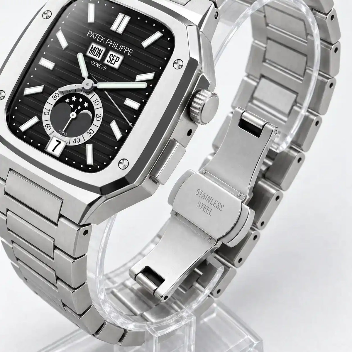 Steel Apple Watch Case & Band Set | Nautilus Mod Kit - 
