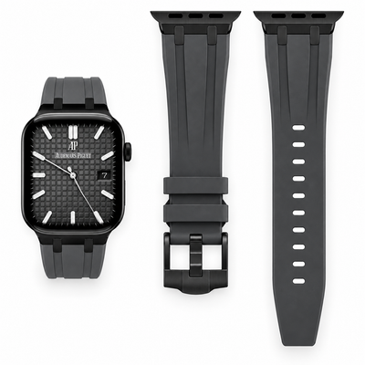Grey Rubber Apple Watch Band | AP Mod Kit - 