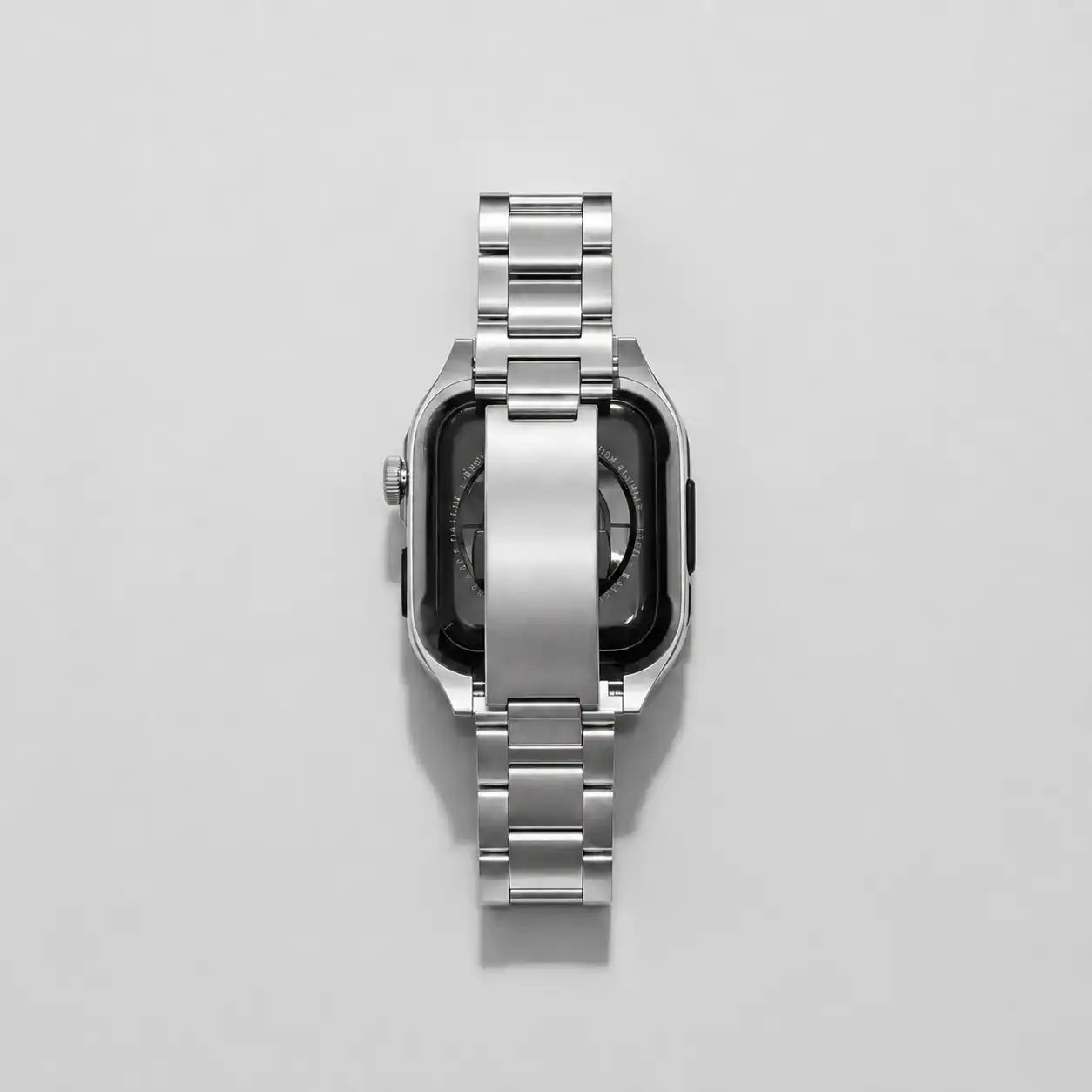 Apple Watch Mod Steel Case & Strap – Silver Sub Style - 