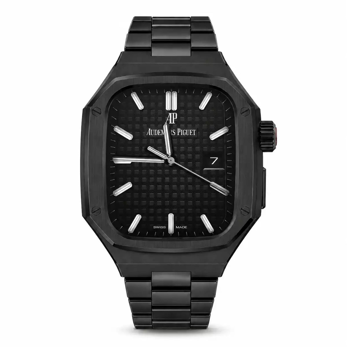 Apple Watch Ultra Aluminum Case & Steel Band Set | Royal Oak Mod Kit - 