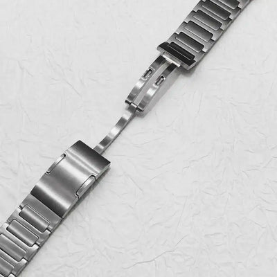 Apple Watch Mod Titanium Strap – Titanium Nautilus Style - 