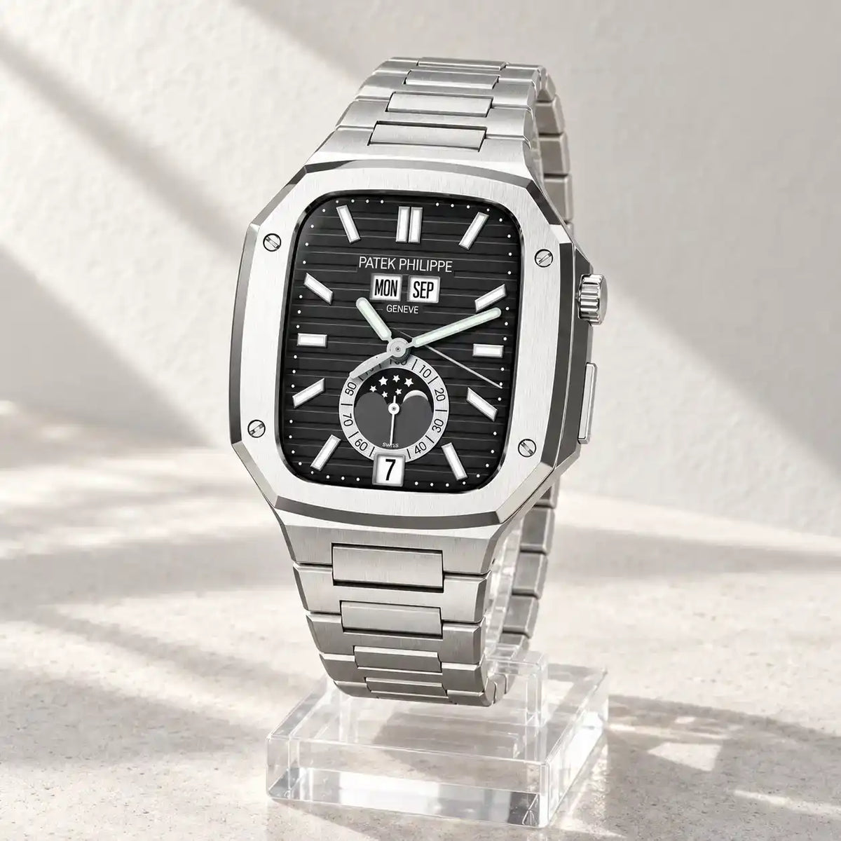 Steel Apple Watch Case & Band Set | Nautilus Mod Kit - 