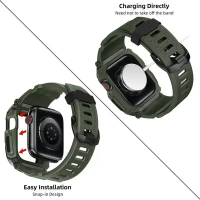 Apple Watch Zinc Alloy Case & TPU Band Set | Outdoor Mod Kit - 