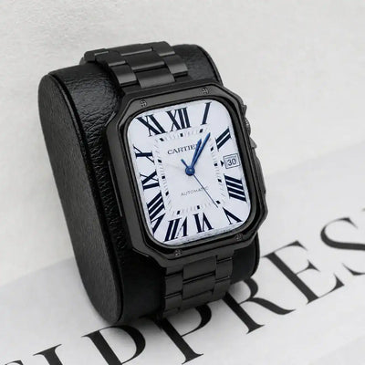 Apple Watch Mod Case & Strap – Black Santo Style - 