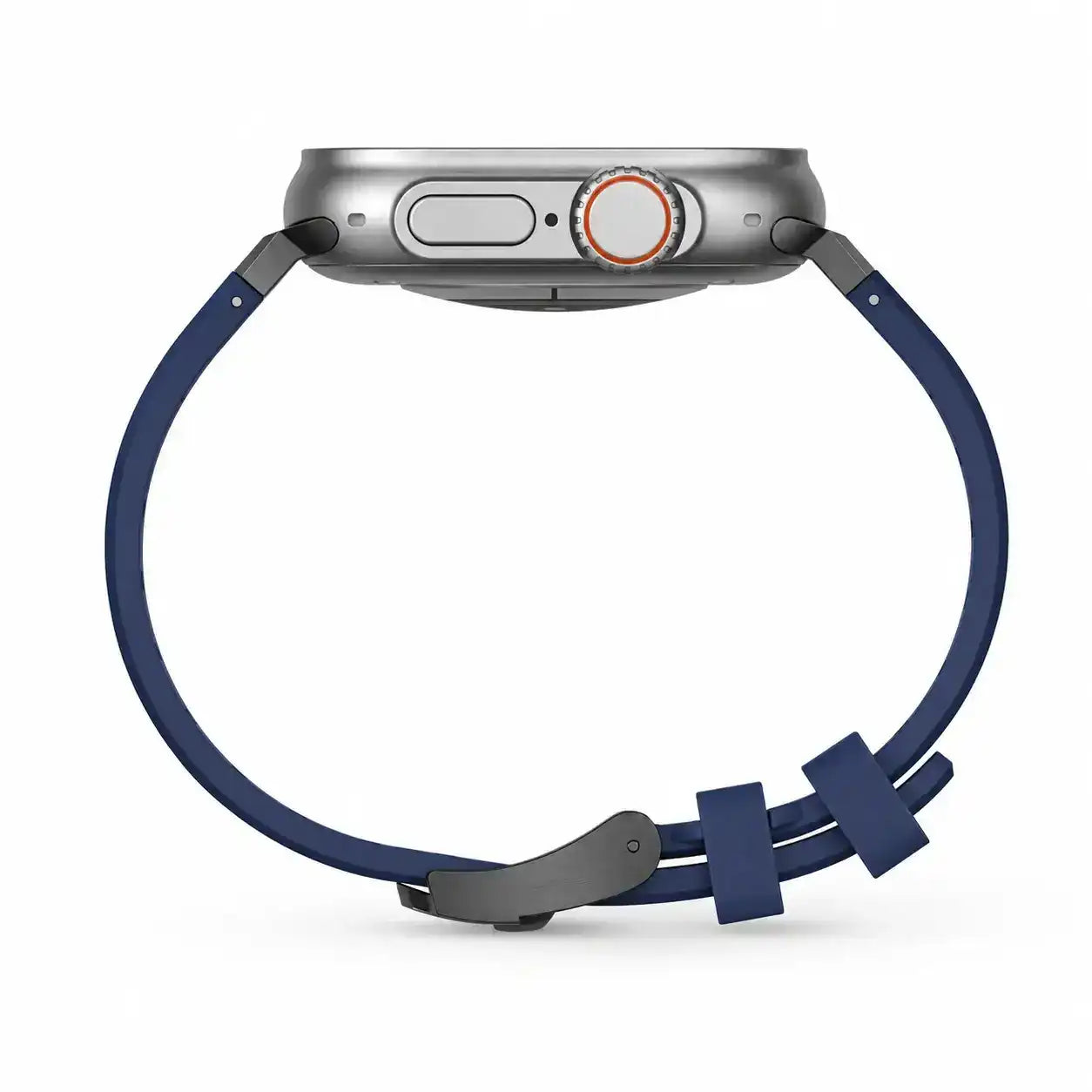 Apple Watch Mod Rubber Strap – Blue Oak Style - 