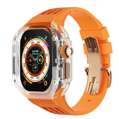 Clear Apple Watch Case & Fluororubber Band Set – Ultra  | RM Style
