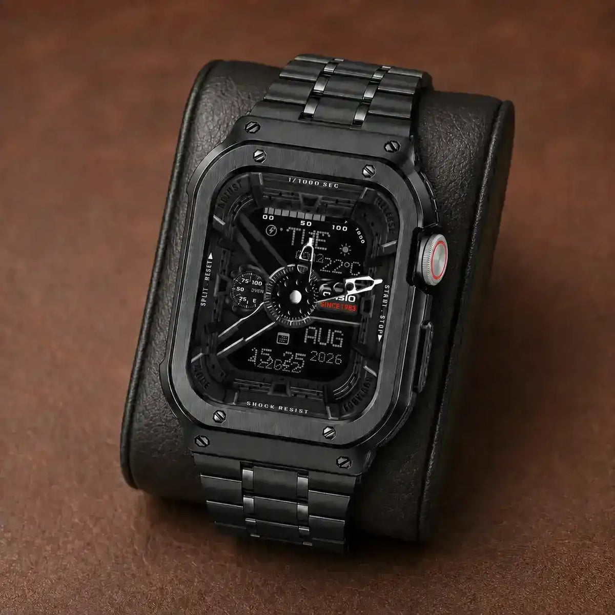 Apple Watch Stainless Steel Case & Band Set | Casio Mod Kit - 