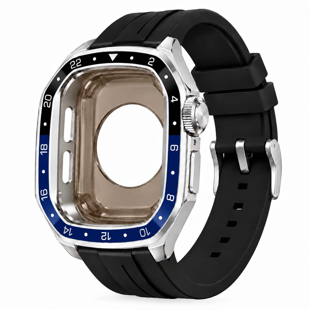 Apple Watch Case & Rubber Band Set | Batman GMT Mod Kit - 
