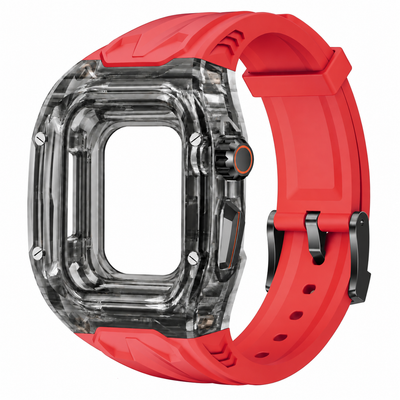 Black Apple Watch Case & TPU Band Set | RM Mod Kit - 