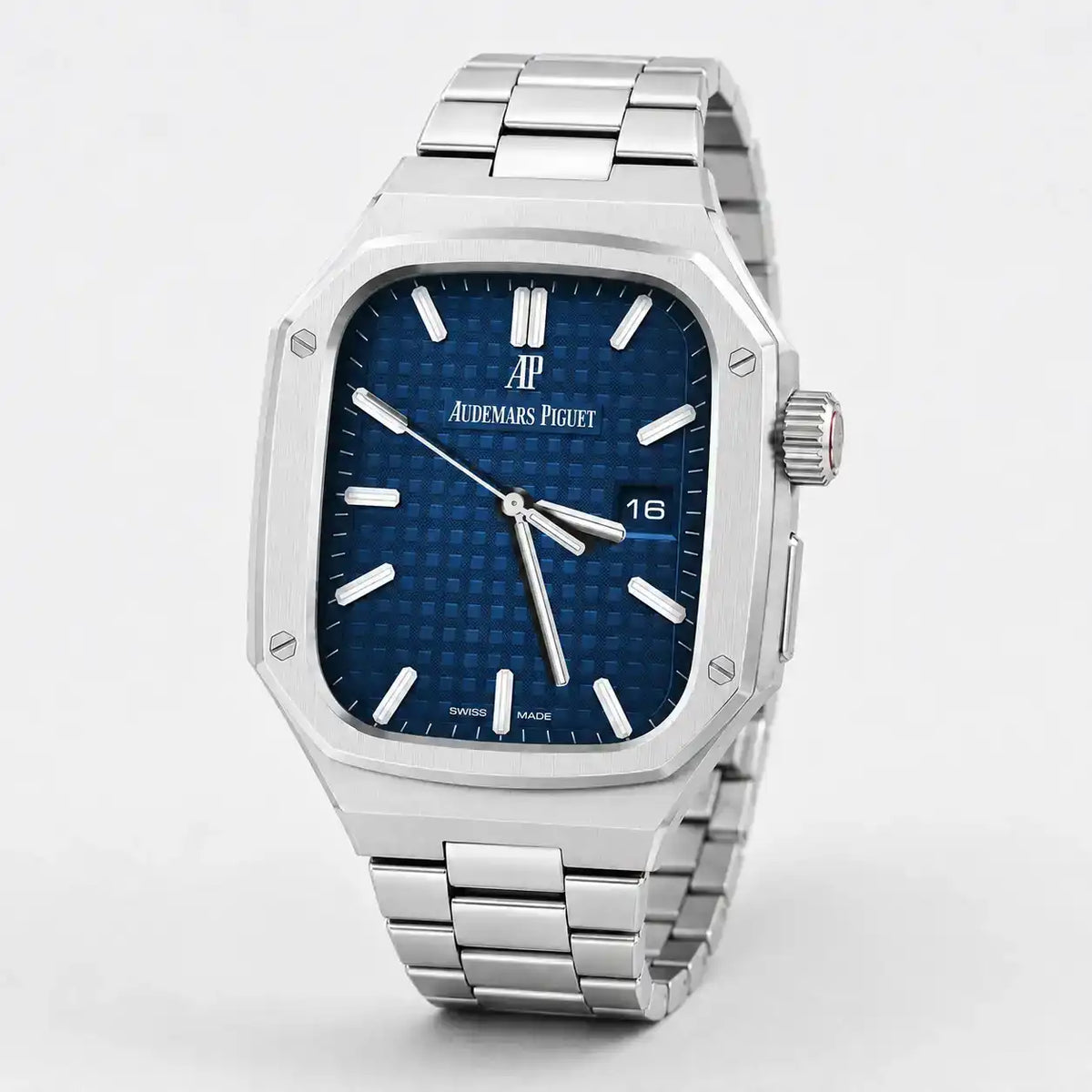 Apple Watch Ultra Aluminum Case & Steel Band Set | Royal Oak Mod Kit - 