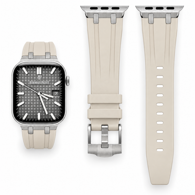 Starlight Rubber Apple Watch Band | AP Mod Kit - 