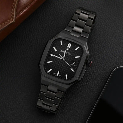 Apple Watch Ultra Aluminum Case & Steel Band Set | Royal Oak Mod Kit - 