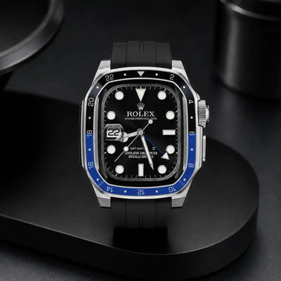 Apple Watch Case & Rubber Band Set | Batman GMT Mod Kit - 
