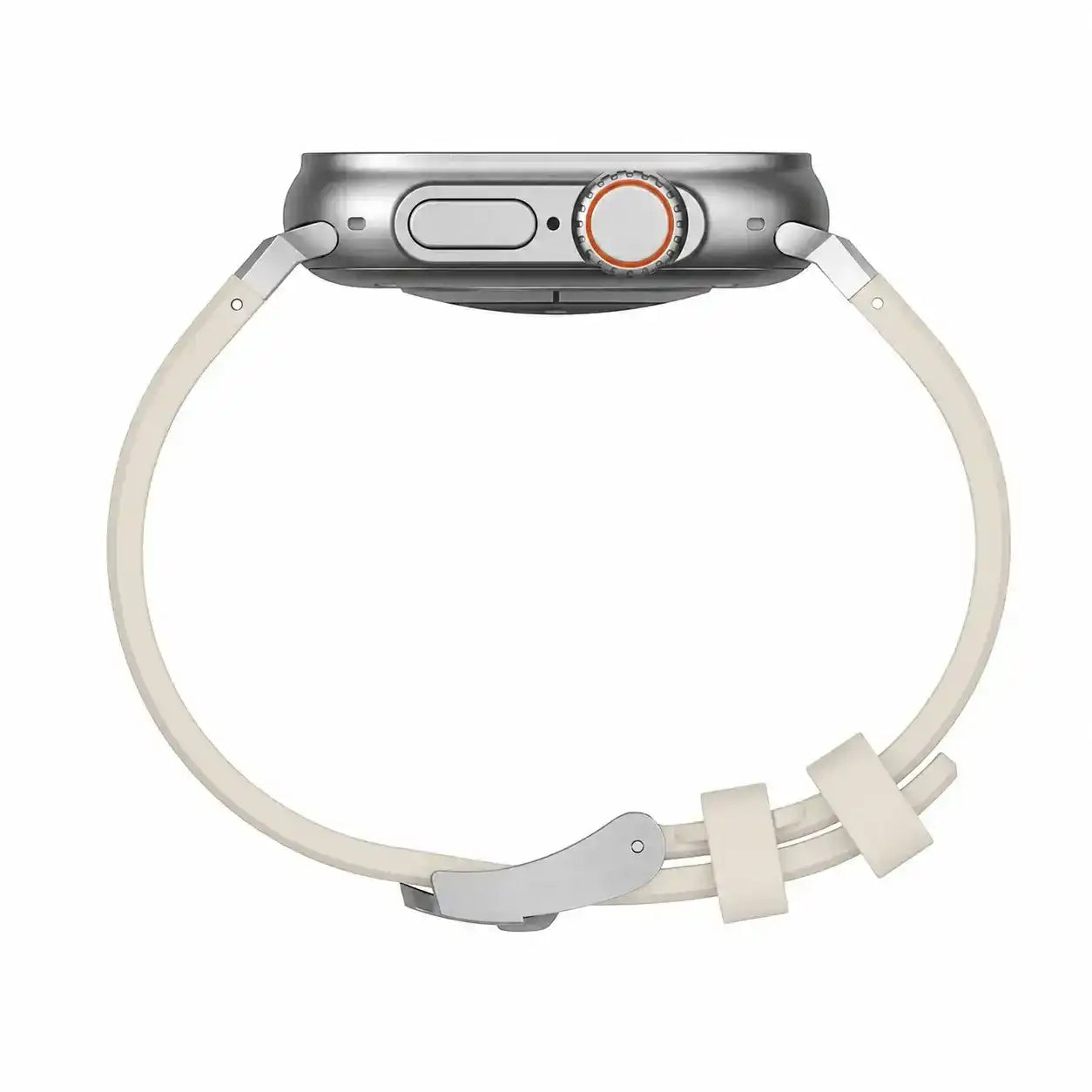 Apple Watch Mod Rubber Strap – Starlight Oak Style - 