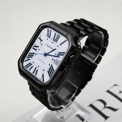Apple Watch Mod Case & Strap – Black Santo Style - 