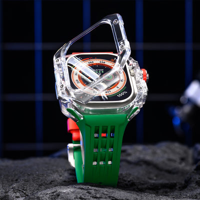 Clear Apple Watch Case & Fluororubber Band Set – Ultra  | RM Style