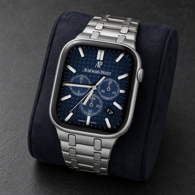 Silver Steel Apple Watch Band | AP Style - 