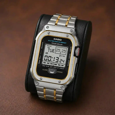 Apple Watch Stainless Steel Case & Band Set | Casio Mod Kit - 