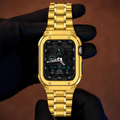 Apple Watch Stainless Steel Case & Band Set | Casio Mod Kit - 