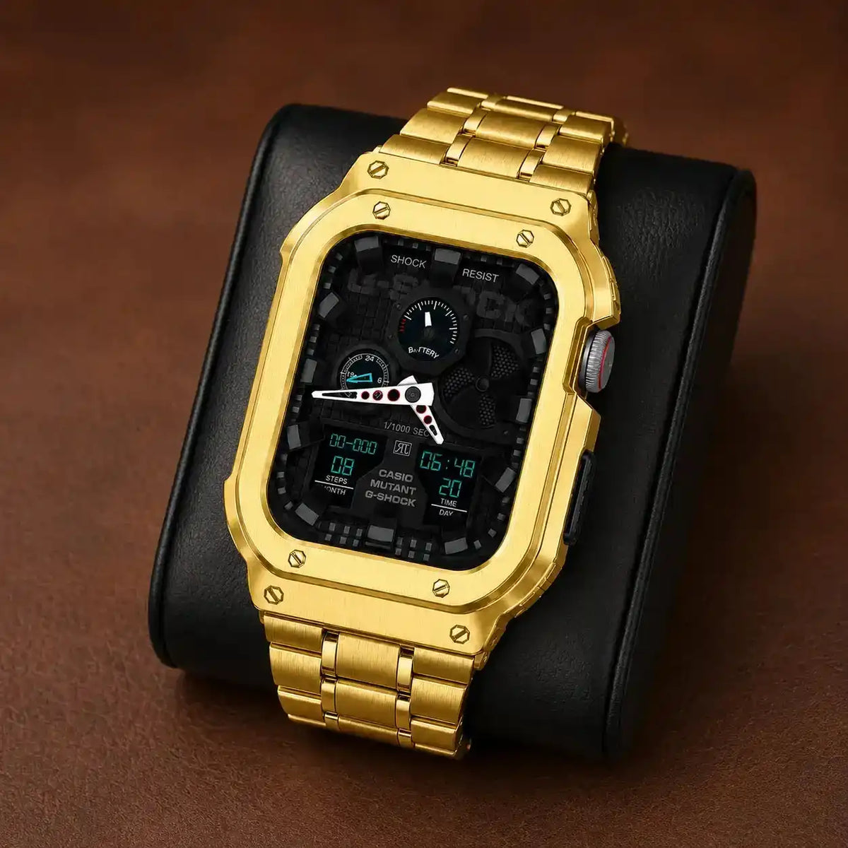 Apple Watch Stainless Steel Case & Band Set | Casio Mod Kit - 