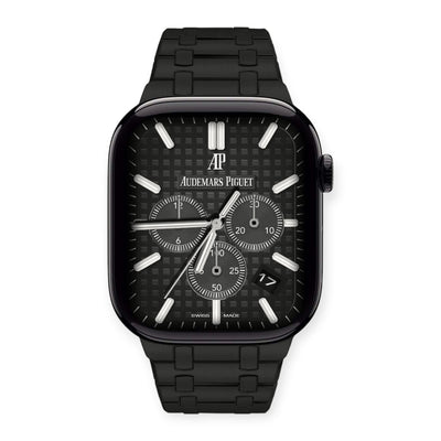 Black Steel Apple Watch Band | AP Style - 