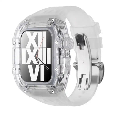 Clear Apple Watch Case & Fluororubber Band Set | RM Style