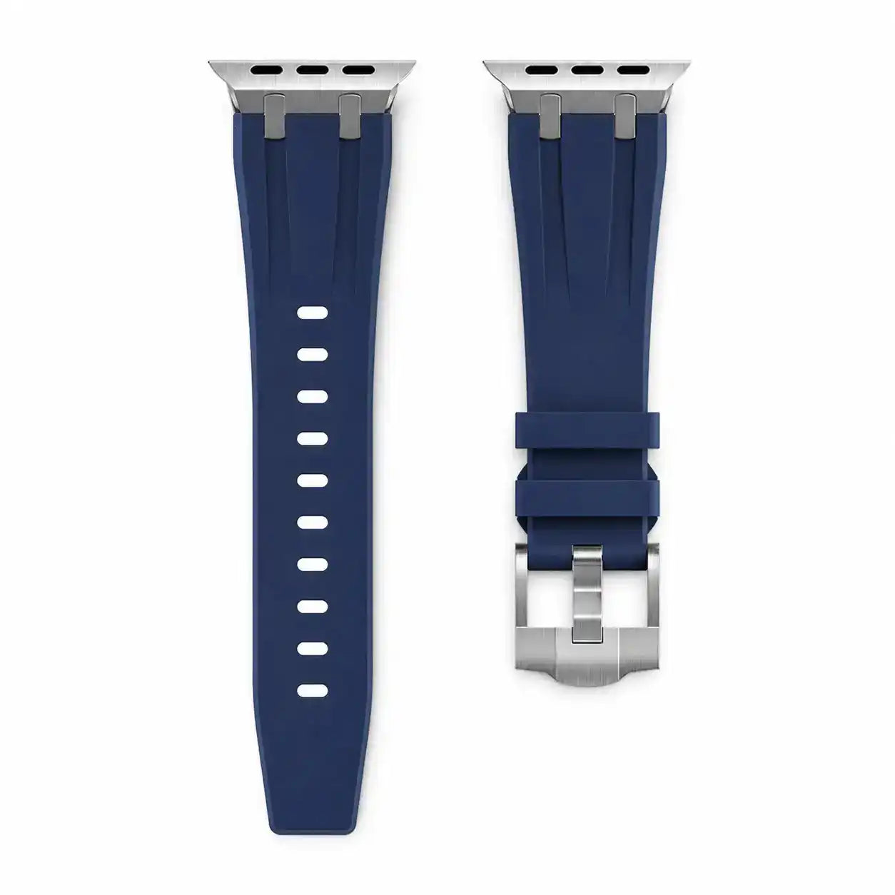 Apple Watch Mod Rubber Strap – Blue Oak Style - 