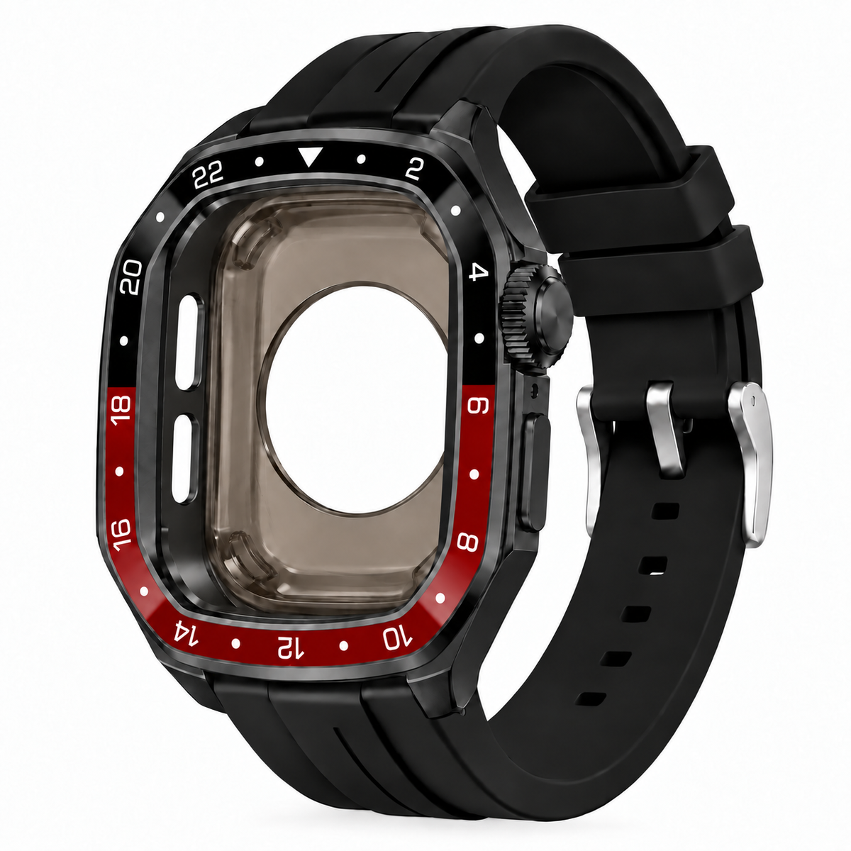 Apple Watch Case & Rubber Band Set | Coke GMT Mod Kit - 
