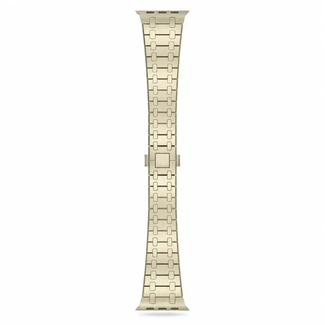 Apple Watch Mod Steel Strap – Titanium Oak Style - 