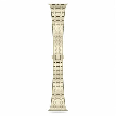 Apple Watch Mod Steel Strap – Titanium Oak Style - 