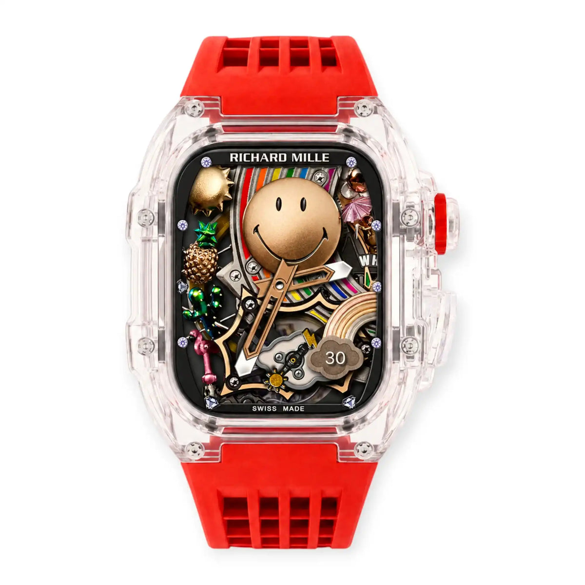 Apple Watch Case & Fluororubber Band Set | RM Mod Kit - 