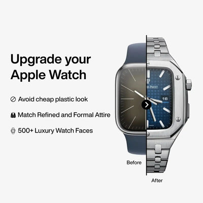 Steel Apple Watch Case & Band Set | Royal Oak Mod Kit - 