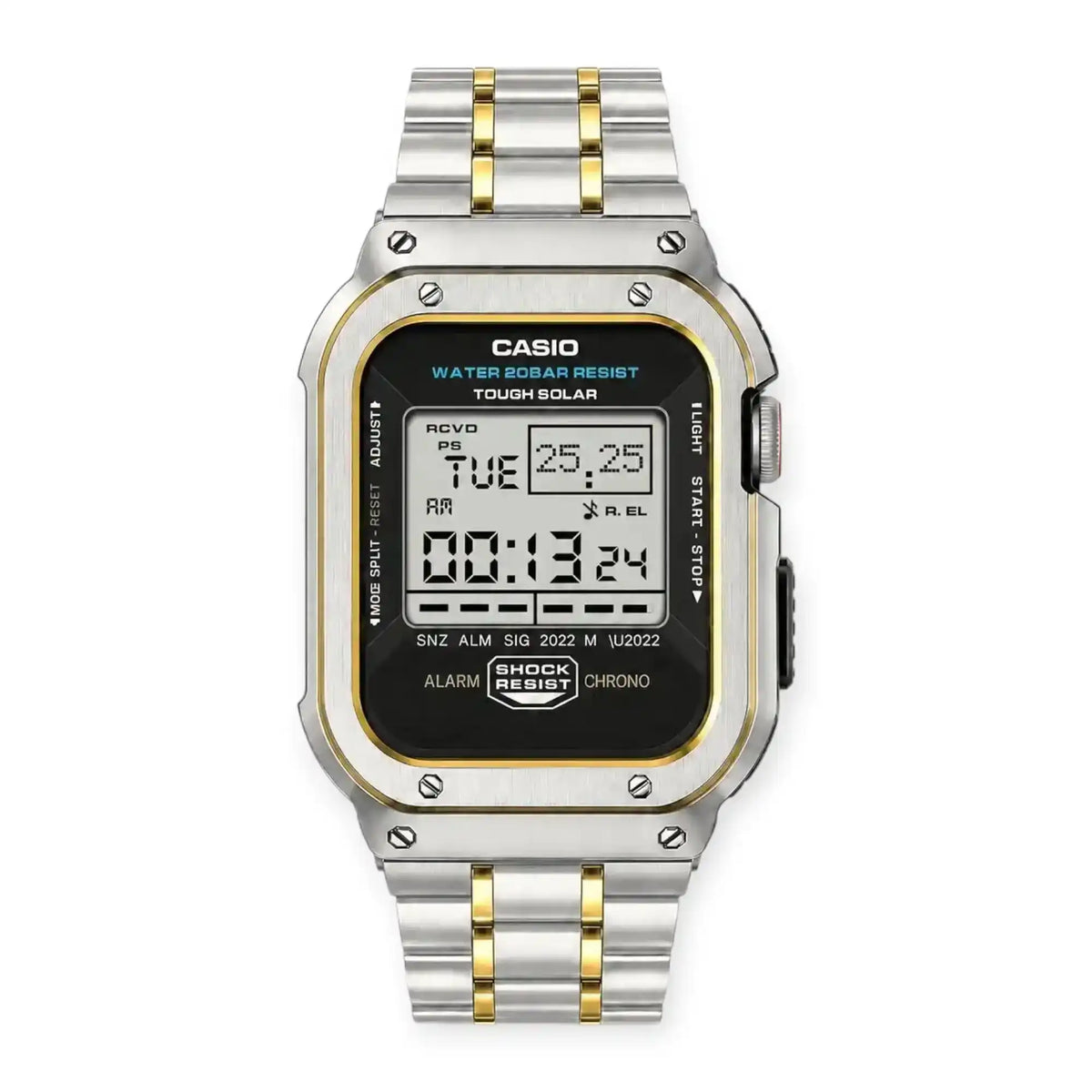 Apple Watch Stainless Steel Case & Band Set | Casio Mod Kit - 