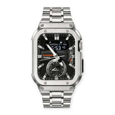 Apple Watch Stainless Steel Case & Band Set | Casio Mod Kit - 